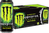 Monster Energy Nitro Super Dry, Maximum Strength, Energy Drink, 16 ounce | Pack of 15