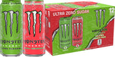 Monster Energy Drink Ultra Paradise & Watermelon Variety Pack, 24 Cans | 12 of Each Flavor, 16 fl oz cans