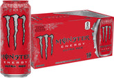 Monster Energy Ultra Red, Sugar Free Energy Drink, 16 Ounce (Pack of 15) | Pack of 15