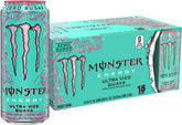 Monster Energy Ultra Vice Guava, Sugar Free Energy Drink, 16 Ounce (Pack of 15) | Pack of 15