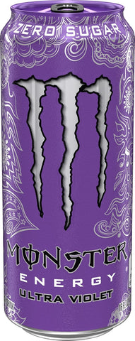 Monster Energy Ultra Violet, Sugar Free Energy Drink, 16 Ounce | Pack of 15