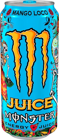 Monster Energy Juice Monster Mango Loco,16 Ounce, 384 Ounce | Energy + Juice, Energy Drink, Pack of 24