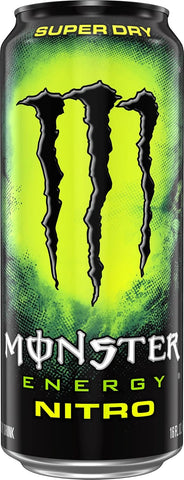 Monster Energy Nitro Super Dry, Maximum Strength, Energy Drink, 16 ounce | Pack of 15