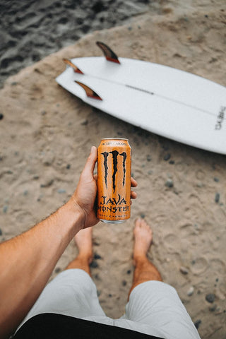 Monster Energy Java Monster Salted Caramel, Coffee + Energy Drink, 15 Fl Oz | Pack of 12