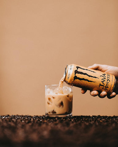 Monster Energy Java Monster Salted Caramel, Coffee + Energy Drink, 15 Fl Oz | Pack of 12