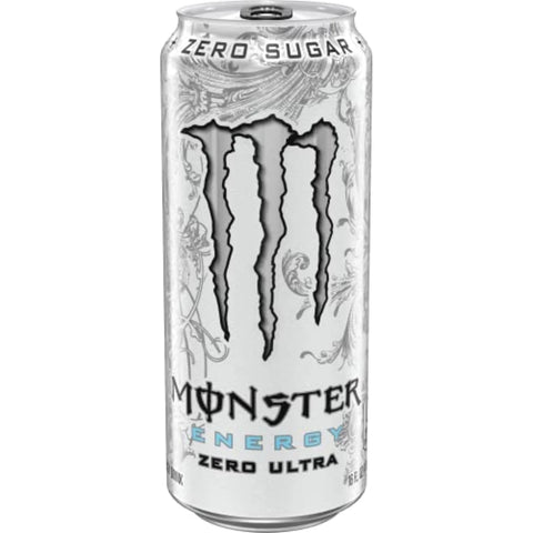 Monster Energy Zero Ultra, Sugar Free Energy Drink, 16 Ounce | Pack of 15