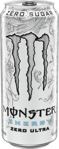 Monster Energy Zero Ultra, Sugar Free Energy Drink, 16 Ounce | Pack of 15